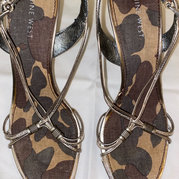 Nine West High Heels with Army Pattern - Picture 1 of 8